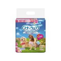 Unicharm 母犬用禮儀褲 (36片裝) S (3.5-5.5kg)(25-40cm)