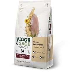 Vigor & Sage  人參健體全犬種成犬糧 - 雞肉綠茶 2kg