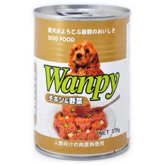 Wanpy  狗罐頭 - 雞肉 + 菜 375g