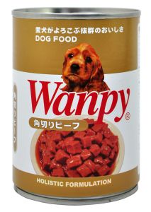 Wanpy  狗罐頭 - 雞肉角切 375g