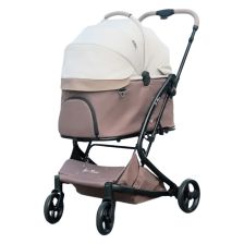 Air Maes - Airy GO 3合1一秒收摺寵物推車 - 摩卡奶油卷