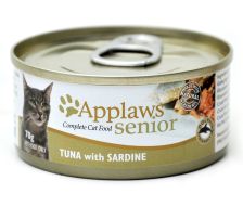 Applaws Senior Cat Canned Food - Tuna with Sardines in jelly 70g