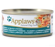 Applaws 狗罐頭 156g - 雞肉+吞拿魚+菜(no3003)16/箱