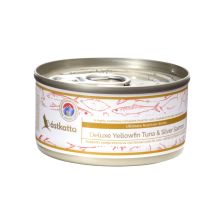 Astkatta 黃鰭吞拿魚銀三文魚主食罐 (尊享肉絲罐) 80g