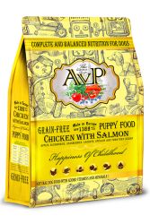 AVP  幼犬糧 無殼物 - 雞肉 + 三文魚 12磅