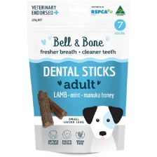 Bell & Bone 羊肉+薄荷麥盧卡蜂蜜天然潔齒棒 7條 (小型犬)