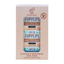 Buddy Bites 雞肉蔬菜濕伴糧 80g x3 (盒)