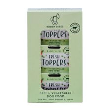 Buddy Bites 牛肉蔬菜濕伴糧 80gx3 (盒)