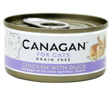 Canagan 貓罐頭 - 雞肉伴鴨肉 (紫色) 75克