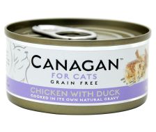 Canagan  貓罐頭 - 雞肉伴鴨肉 (紫色) 75克