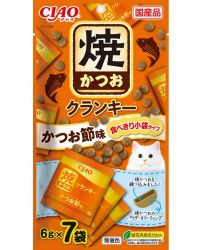 燒鰹魚脆粒貓小食-鰹魚節6g x7pcs  P-214