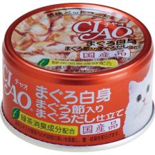 Ciao  吞拿魚白身+吞拿魚乾 85g (A-87)