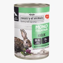 Country of Animals 單一蛋白兔肉 狗罐 400g