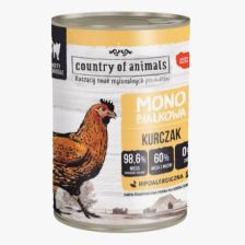 Country of Animals 單一蛋白雞肉 狗罐 400g