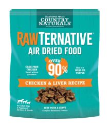Country Naturals Chivken and Liver Recipe Air Dried Food 5oz