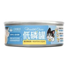 貓咪低磷低蛋白主食罐 80g 虱目魚魷魚