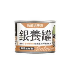 熟齡犬 95% 低鈉無膠主食罐 160g 鮭魚雞肉