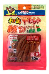Doggyman Chicken Soft Fish Cartilage Sandwich Sasami & Vegetable 60g