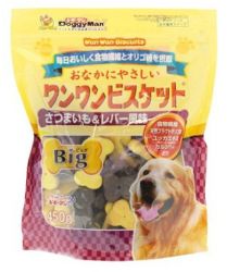 Doggyman Bowwow Biscuit Big Sweet Potato & Chicken Liver 450g