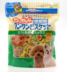 Doggyman Low Fat Mini Biscuit With Vegetables 450g