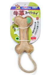 Doggyman Leather Made Bone Shaped Toy 