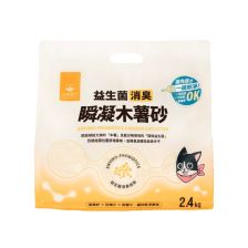 益生菌消臭瞬凝純木薯砂 2.4kg