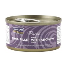 Fish4Cats 吞拿魚塊及鳳尾魚貓罐頭 70g