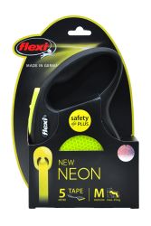 Flexi N Neon螢光伸縮拖帶 - M 5m/25kg