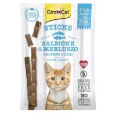 GimCat 三文魚加鱒魚肉條4支裝