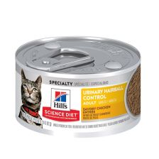 Hill's Feline Adult Urinary Hairball Control 2.9oz