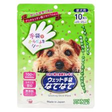 Hona Yoko 安撫清潔濕手套 (10枚) 芳香綠色香味