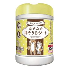耳部護理清潔濕紙巾(犬貓用)(60枚) 櫻花香