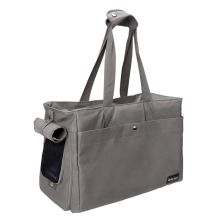 Ibiyaya Canvas Pet Tote - Smoke Gray