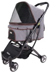 Ibiyaya Speedy Fold Pet Buggy - Grey Jeans 