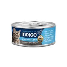 Indigo 吞拿魚三文魚貓罐頭 80g