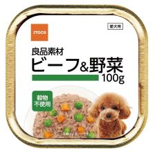 Itoco  牛肉野菜狗餐盒 100g