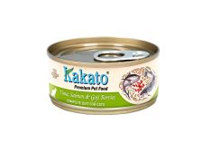 Kakato 貓罐頭 - 吞拿+三文魚+杞子 70g