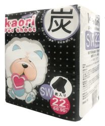 Kaori 竹炭厚型尿墊 (L碼) 60x90cm (22片)