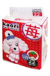 Kaori 草莓味厚型尿墊 60cmX90cm (22片)