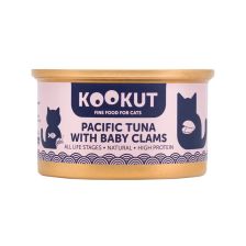 KOOKUT 太平洋吞拿魚蜆仔肉 70g 貓罐頭 