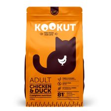 KOOKUT 天然無穀物成貓糧-雞肉鴨肉 1.5kg