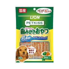 Lion 低卡潔齒雞肉條+野菜 60g