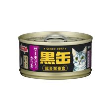 黑罐Mini 貓罐頭 - 吞拿魚 + 鰹魚+三文魚 80g 