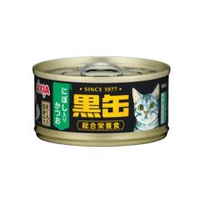 黑罐Mini 貓罐頭 - 吞拿魚 + 鰹魚+魚乾 80g 