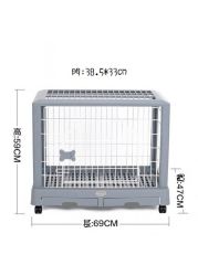 MEET 204 鐵質寵物籠 (69x47x59cm) 灰色