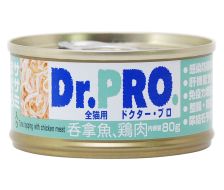 Dr.Pro Tuna Topping With Chicken Meat 80g