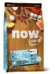 NOW  Grain Free Adult Fish Meat Cat Food Recipe (Trout,Salmon,Herring) 8lb