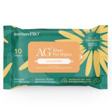 Nurture Pro AG+ 銀離子寵物親膚消毒濕紙巾 10片-原味