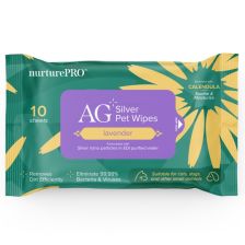 Nurture Pro AG+ 銀離子寵物親膚消毒濕紙巾 10片-薰衣草味