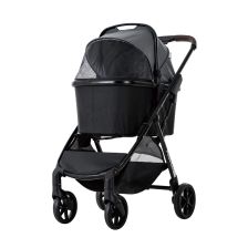 Piccolo Eco Liona 寵物手推車 - 炭黑色  負重:20kg (包雨套) (86205)